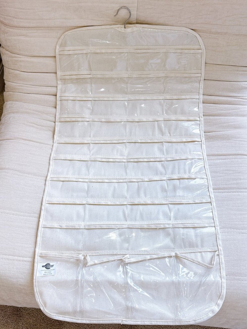 NEW Closet Complete Double-Sided Hanging Organizer - 100% Cotton
